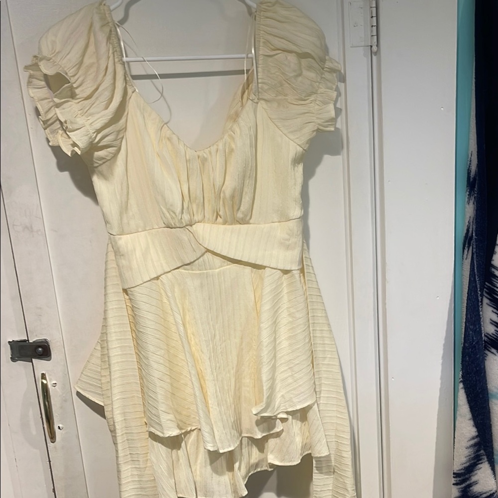 Yellow Romper Size S Wore one time